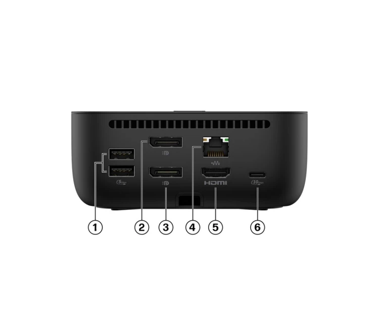 Stacja dokująca + zasilacz HP USB-C Dock G6 100W czarna 9X3V1UT#ABB