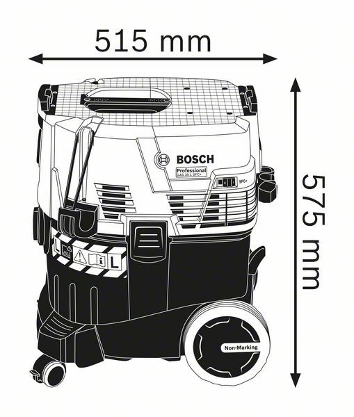 Bosch GAS 35 L SFC+ Professional Czarny, Niebieski 1200 W