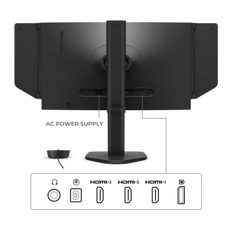 Monitor ZOWIE XL2566X+ komputerowy 61,2 cm (24.1") 1920 x 1080 px Full HD Czarny