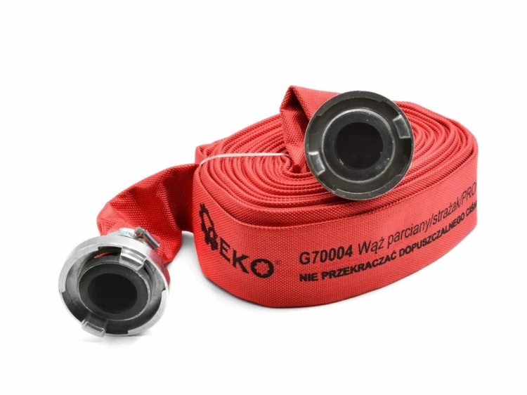 WĄŻ DO WODY 2"x 20m STRAŻACKI PARCIANY CIĘŻKI, 8 BAR