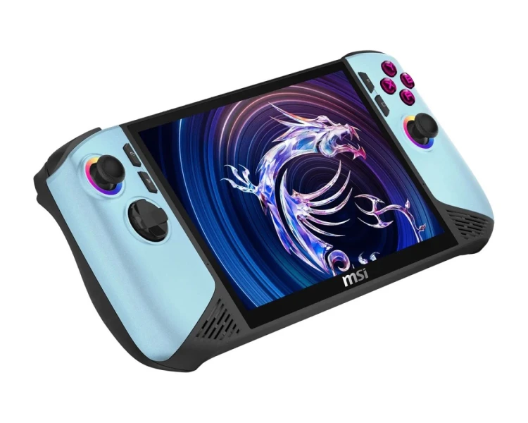 MSI Claw 8 AI+ A2VM Glacier Blue Edition-254PL Ultra 7 258V 8"FHD Touch 120Hz 500nits IPS-Level panel 32GB LPDDR5x SSD1TB Intel Arc Win11