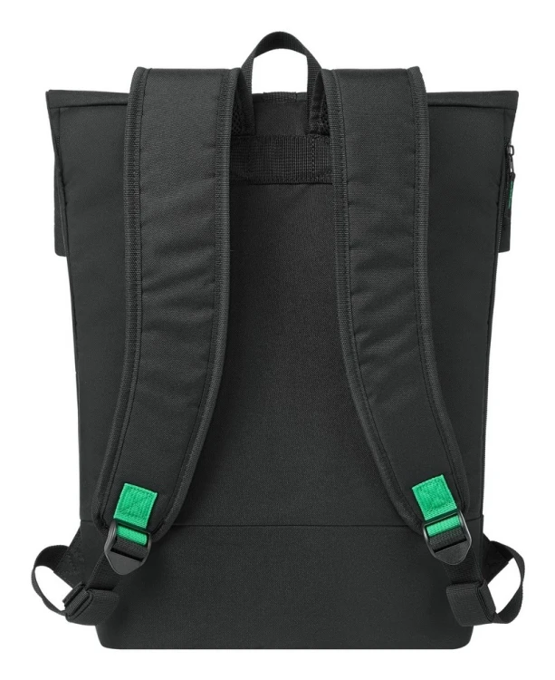 Rivacase Gremio plecak City backpack Czarny Poliester, Przetworzony politereftalan etylenu (rPET)