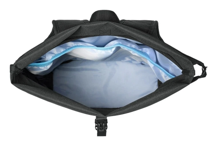 Rivacase Gremio plecak City backpack Czarny Poliester, Przetworzony politereftalan etylenu (rPET)