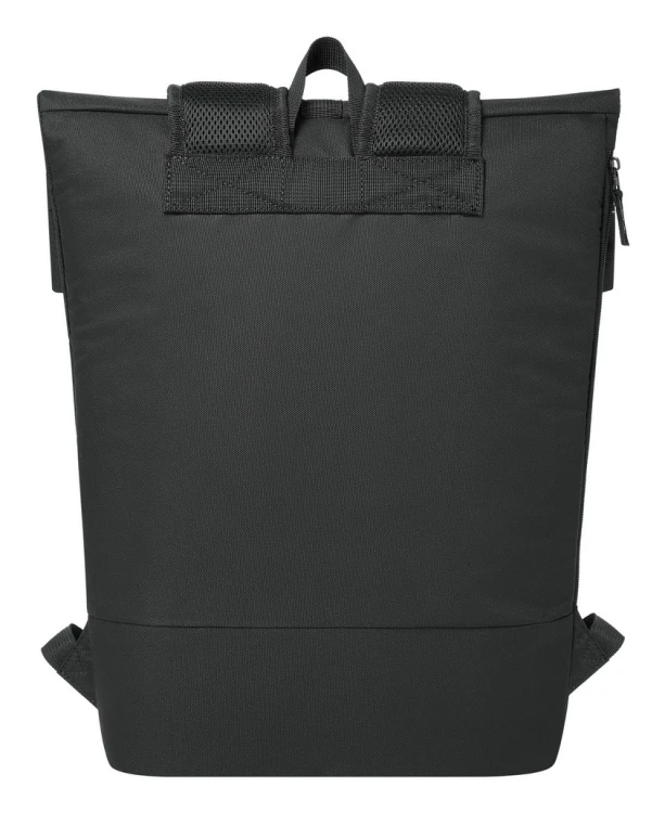 Rivacase Gremio plecak City backpack Czarny Poliester, Przetworzony politereftalan etylenu (rPET)