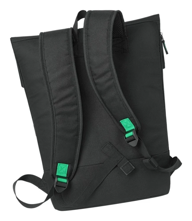 Rivacase Gremio plecak City backpack Czarny Poliester, Przetworzony politereftalan etylenu (rPET)