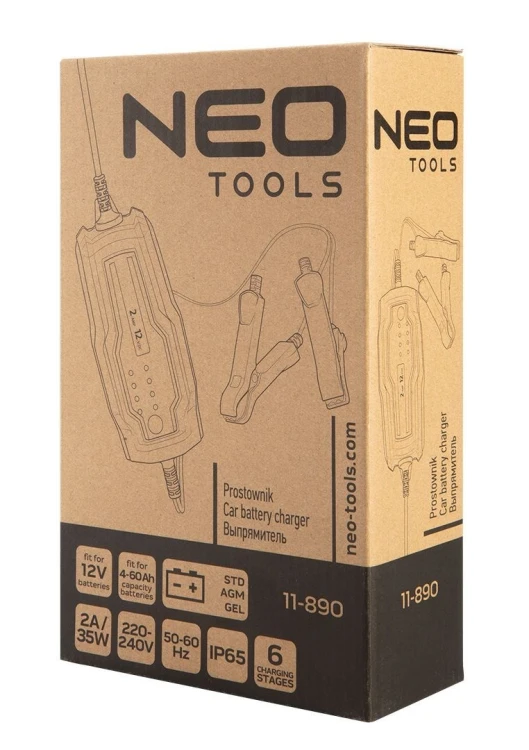 NEO tools 11-890 ładowarka akumulatorów
