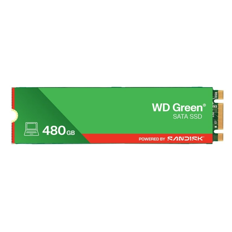 SSD SATA M.2 480GB 6GB/S/GREEN WDS480G3G0B WDC
