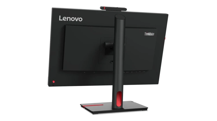 Lenovo Monitor ThinkVision 23.8" T24mv-30 16:9 Panel IPS 1920 x 1080  Lift USB Hub Daisy Chain Ethernet RJ45 Camera & Speakers DP HDMI