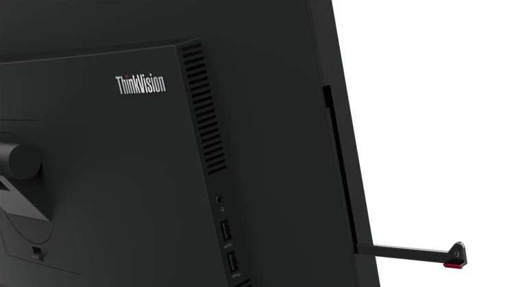 Lenovo Monitor ThinkVision 23.8" T24mv-30 16:9 Panel IPS 1920 x 1080  Lift USB Hub Daisy Chain Ethernet RJ45 Camera & Speakers DP HDMI