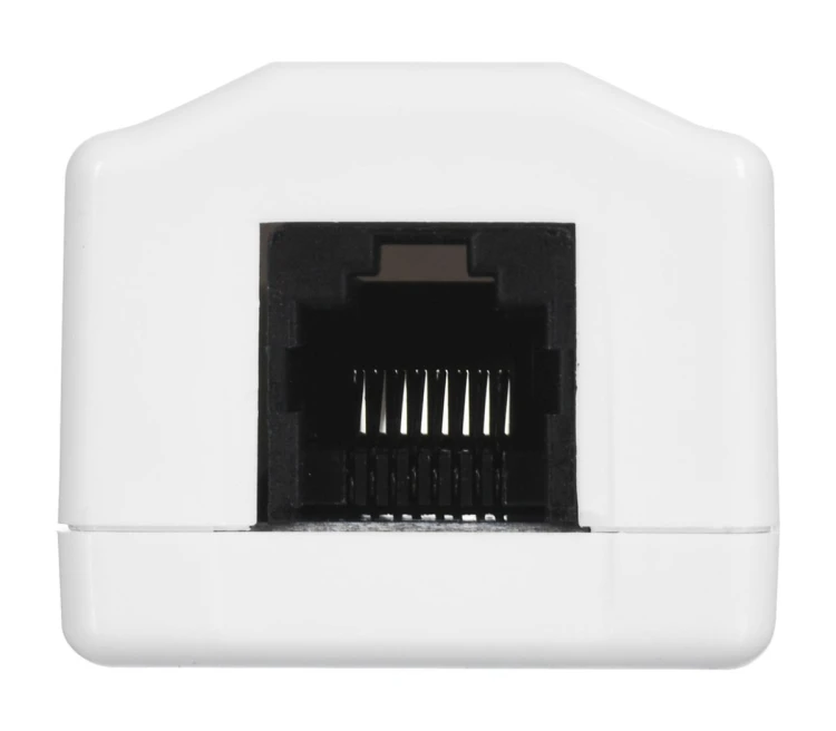 Gniazdo natynkowe Lanberg OU6-0001-W (RJ-45; kat. 6; UTP; kolor biały)