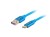Kabel Lanberg CA-USBO-21CU-0010-BL (USB 2.0 typu A - USB typu C ; 1m; kolor niebieski)
