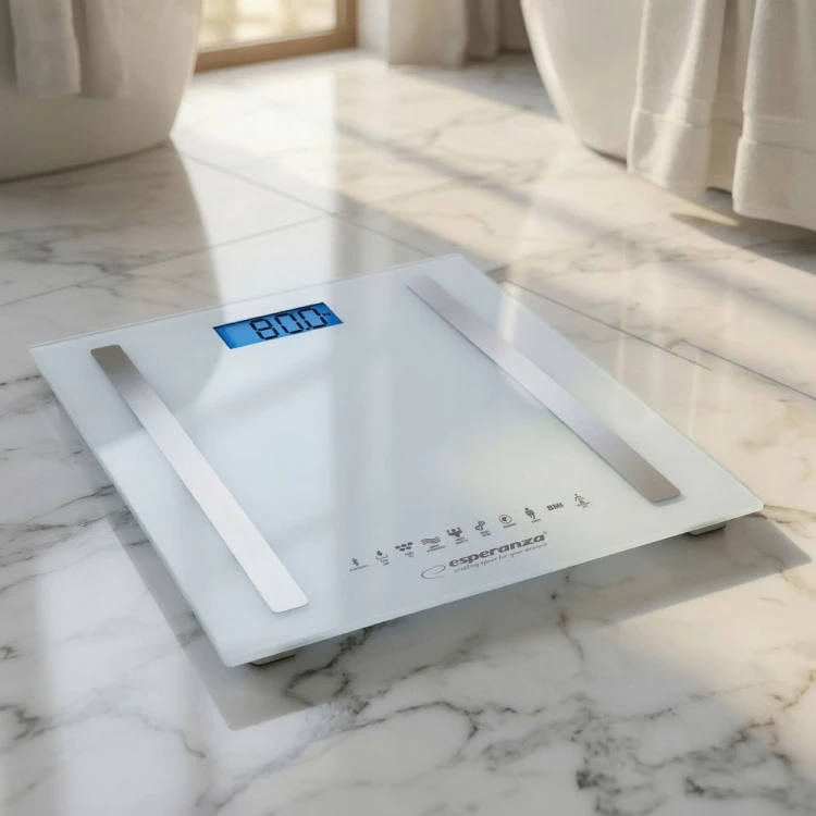 Waga z funkcją bluetooth Esperanza B.FIT EBS016W (kolor biały)