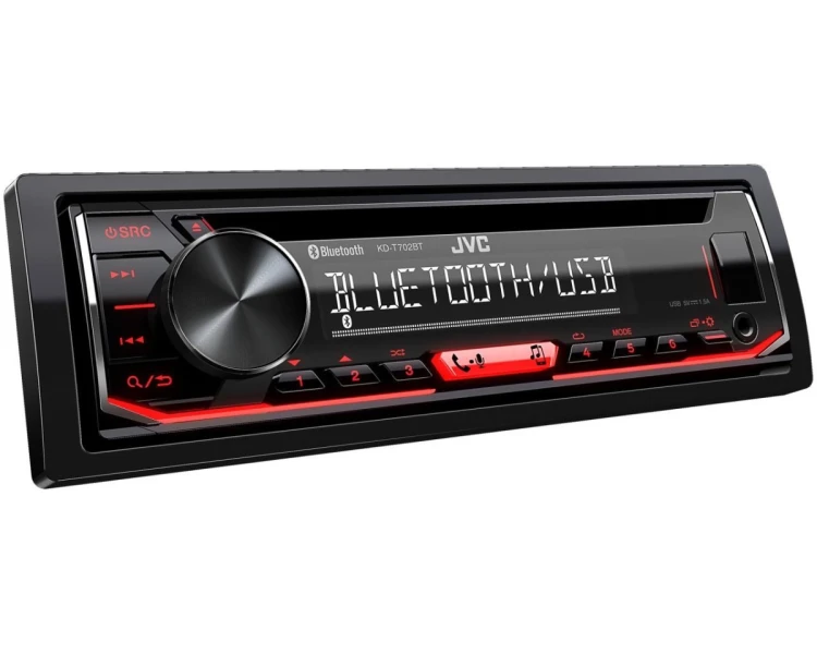 Radio samochodowe JVC KD-T702BT Bluetooth CD USB AUX 1 DIN