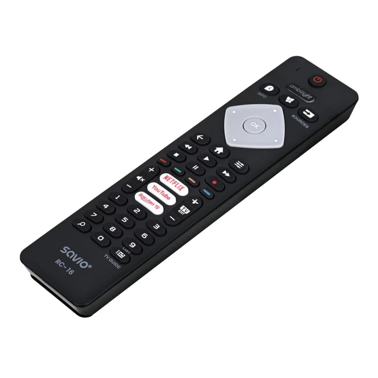 SAVIO PILOT UNIWERSALNY/ZAMIENNIK DO TV PHILIPS, SMART TV, RC-16