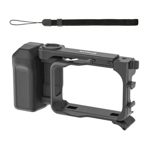 Sunnylife Zestaw vlogowy do Insta360 GO Ultra - Smycz – cold shoe (czarny).
