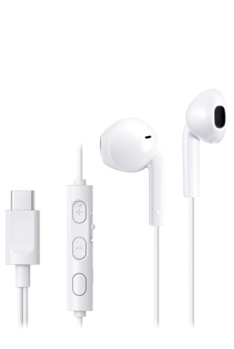 Słuchawki douszne JVC HA-FR17UC USB-C Białe