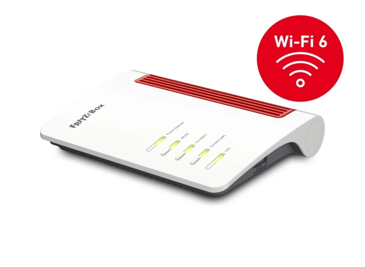 FRITZ!Box 4050 router bezprzewodowy Gigabit Ethernet Dual-band (2.4 GHz/5 GHz) Czarny, Biały