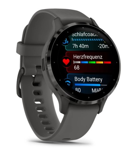 Zegarek sportowy Garmin Venu 3S AMOLED 41mm Pebble Grey