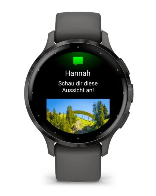 Zegarek sportowy Garmin Venu 3S AMOLED 41mm Pebble Grey