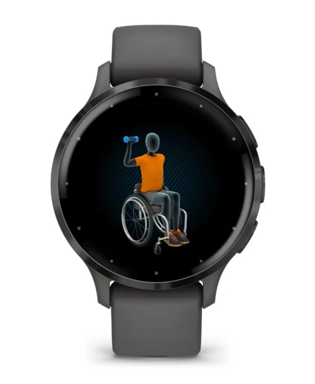 Zegarek sportowy Garmin Venu 3S AMOLED 41mm Pebble Grey