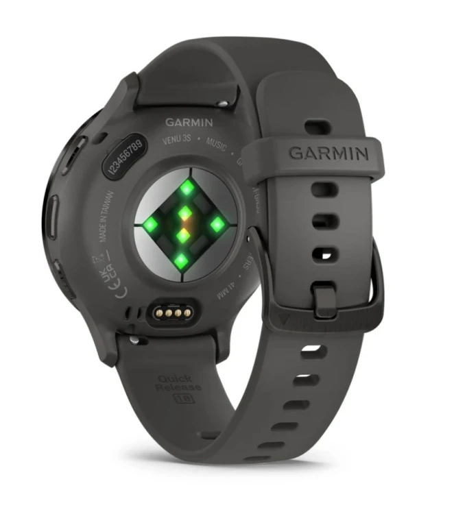 Zegarek sportowy Garmin Venu 3S AMOLED 41mm Pebble Grey