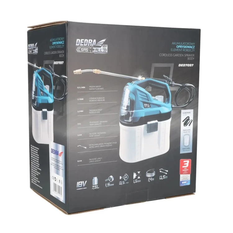 Opryskiwacz ogrodowy 18V SAS+ALL