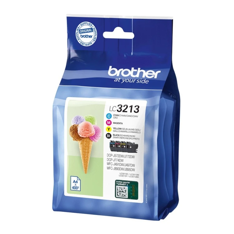 Tusze Brother LC-3213VAL black Cyan Magenta Yellow