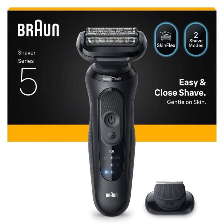 Braun Series 5 52-N1200S Golarka foliowa Przycinarka Czarny