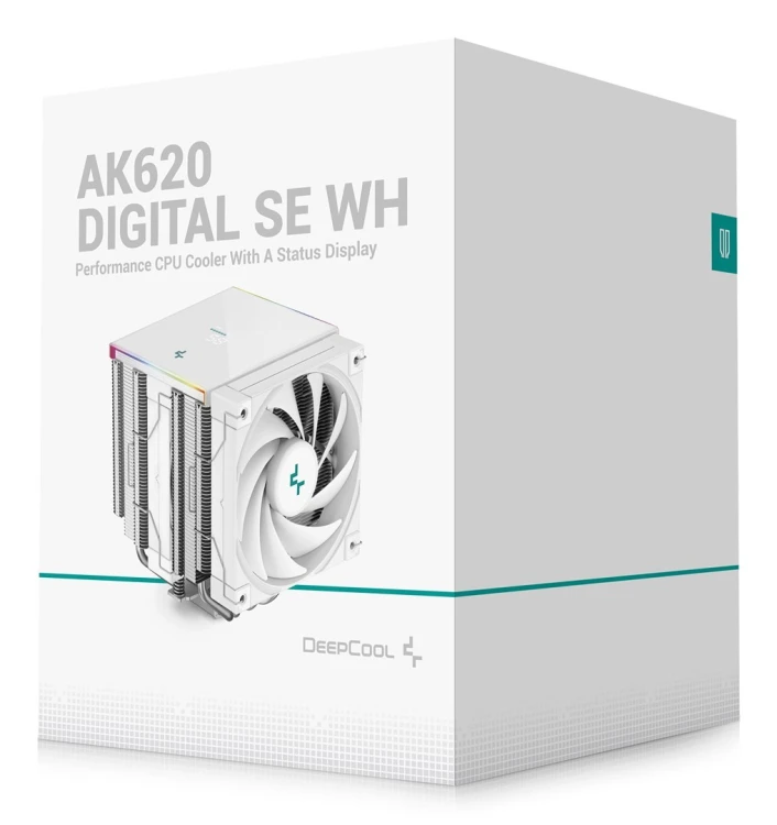 DeepCool AK620 Digital SE WH Procesor Chłodnica powietrza 12 cm Biały 1 szt.