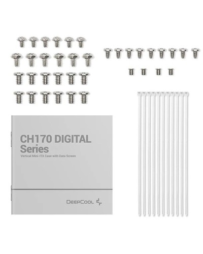 DeepCool R-CH170-WHNPI0D-G-1 zabezpieczenia & uchwyty komputerów Tower Biały