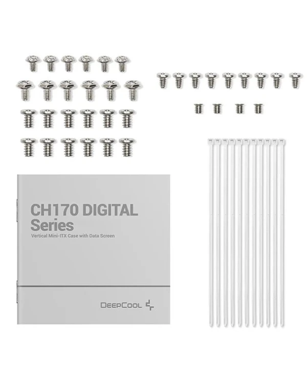 DeepCool R-CH170-WHNPI0D-G-1 zabezpieczenia & uchwyty komputerów Tower Biały