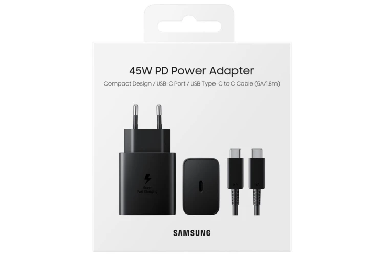 Samsung EP-T4510 Uniwersalne Czarny Prąd przemienny Szybkie ładowanie Wewnętrzna