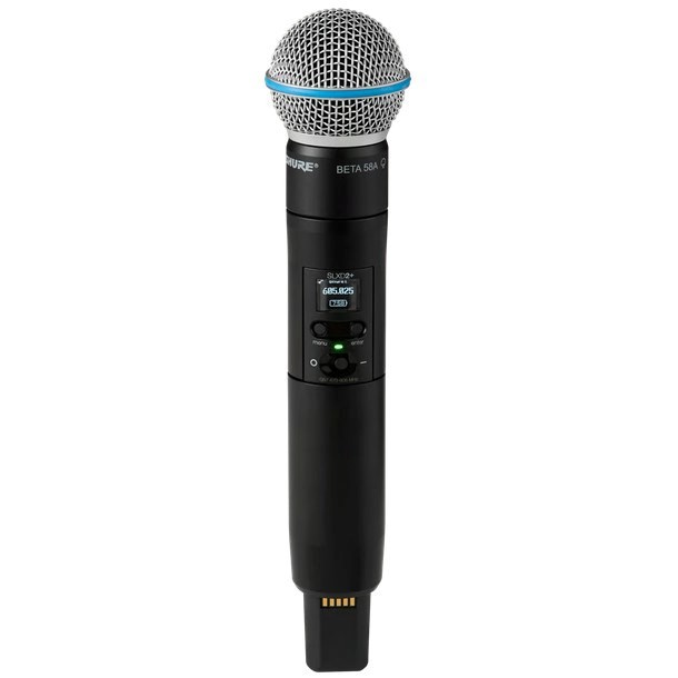 Shure SLXD2+/B58=-G65 - Nadajnik "do ręki" z kapsułą Beta58 (470-606 MHz)