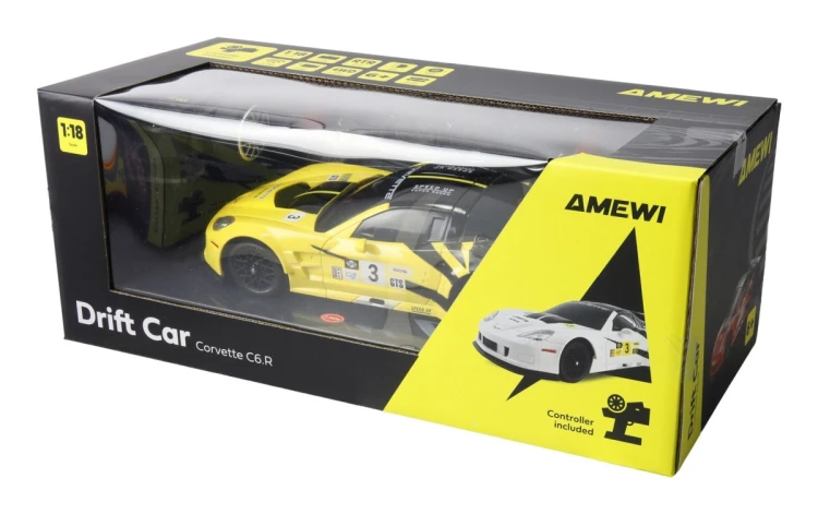 Amewi RC Drift Licencja Corvette żółty