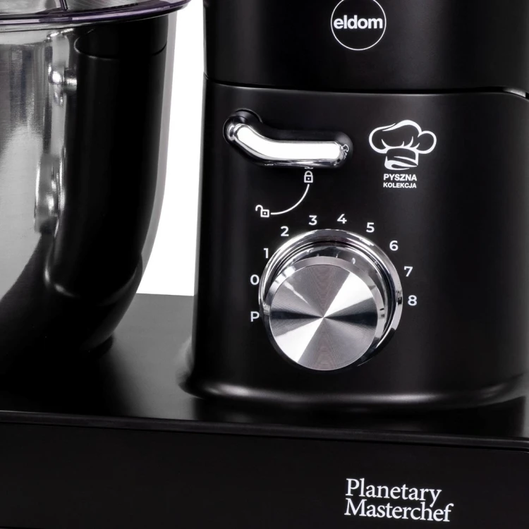 ELDOM ROBOT PLANETARNY WRK1400 RETTI 1400W MOC MAX 1900W CZARNY MISA 6,2 L WOLNY START