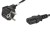 Kabel Lanberg CA-C13C-10CC-0018-BK (C13 / IEC C13 / IEC 320 C13 F - Shuko M; 1,8m; kolor czarny)