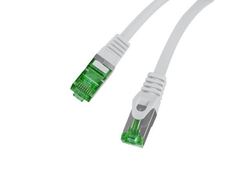 LANBERG PATCHCORD S/FTP KAT.7 LSZH CU 2M SZARY FLUKE PASSED PCF7-10CU-0200-S
