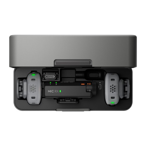 System mikrofonów bezprzewodowych DJI Mic Mini 2 (2 TX + 1 RX + Etui ładujące)