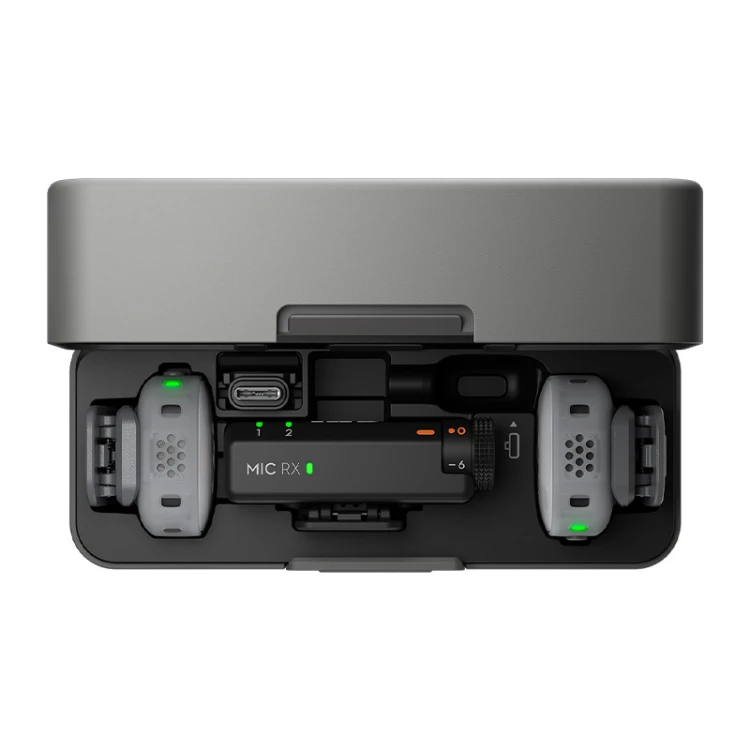System mikrofonów bezprzewodowych DJI Mic Mini 2 (2 TX + 1 RX + Etui ładujące)