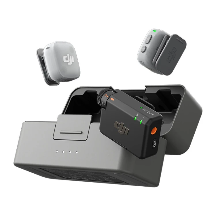 System mikrofonów bezprzewodowych DJI Mic Mini 2 (2 TX + 1 RX + Etui ładujące)