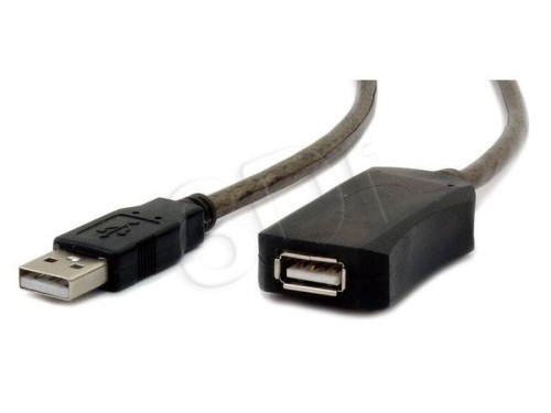 Kabel GEMBIRD UAE-01-10M (USB M - USB F; 10m; kolor czarny)
