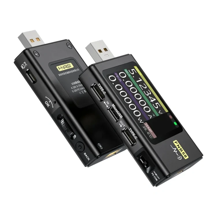 Tester portu USB FNIRSI FNB58 Czarny