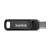 Pendrive SanDisk Ultra Dual GO SDDDC3-032G-G46 (32GB; USB 3.0, USB-C; kolor czarny)