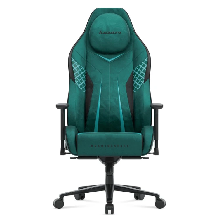 Fotel gamingowy zamszowy Force 8.3 Green