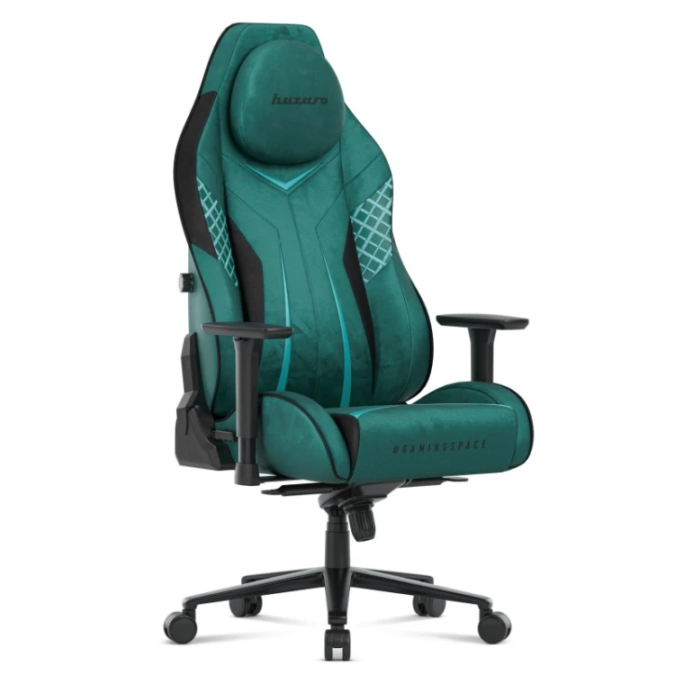 Fotel gamingowy zamszowy Force 8.3 Green