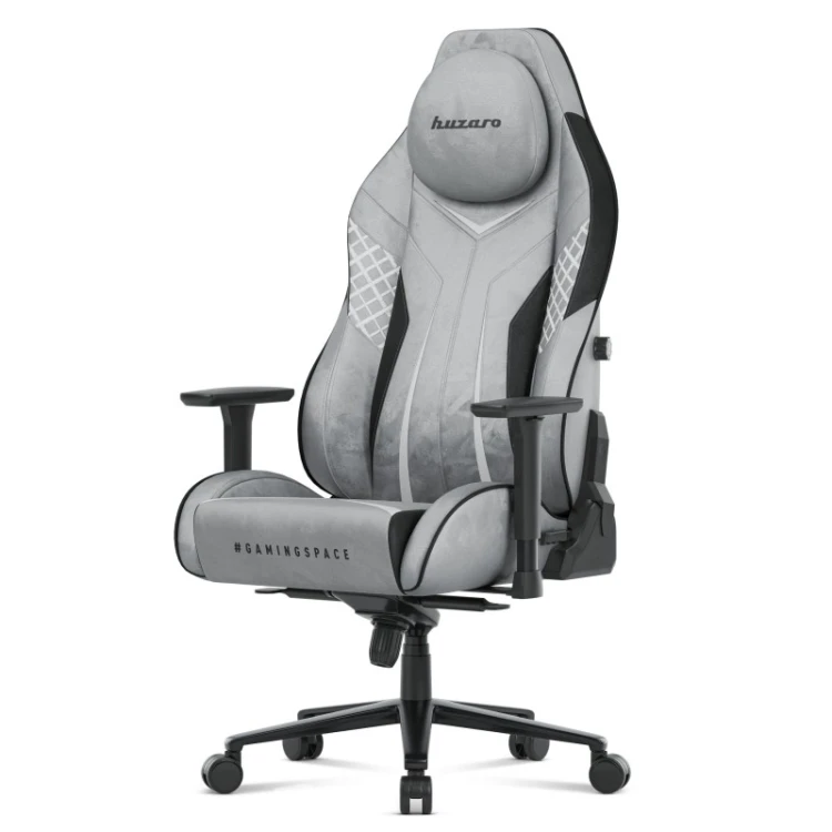 Fotel gamingowy zamszowy Force 8.3 Grey