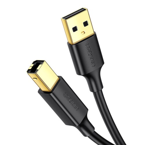 Kabel UGREEN US135 USB-A-USB-B 3m (czarny)