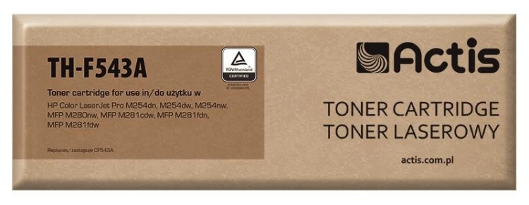 Actis TH-F543A Toner (zamiennik HP 203A HP203A CF543A; Standard; 1300 stron; czerwony)