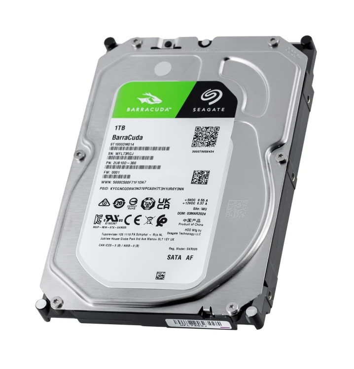 Dysk twardy HDD Seagate BarraCuda 1TB 3,5" SATA ST1000DM014