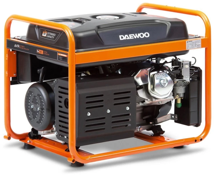 Daewoo GDA 6500 agregat prądotwórczy 5000 W 30 l Benzynowy Pomarańczowy, Czarny